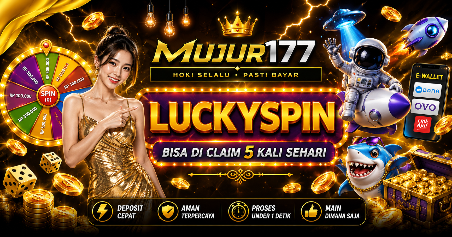 MUJUR177 Lucky Spin Berhadiah